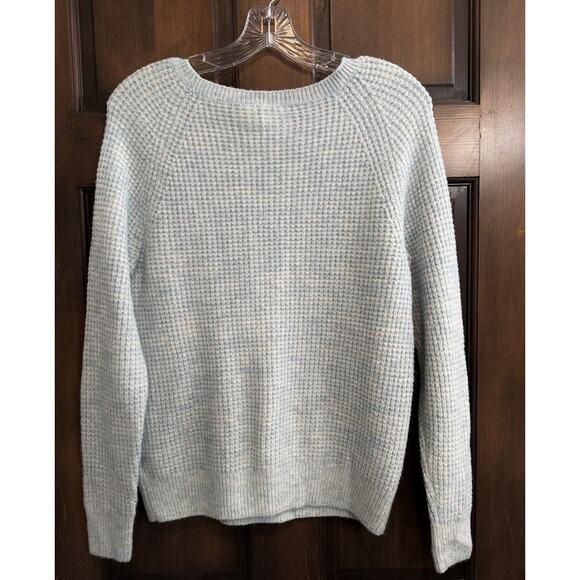 GAP | Womens Wool Blend Knit Pullover Sweater Marled Light Blue- Size XS - Picture 4 of 5